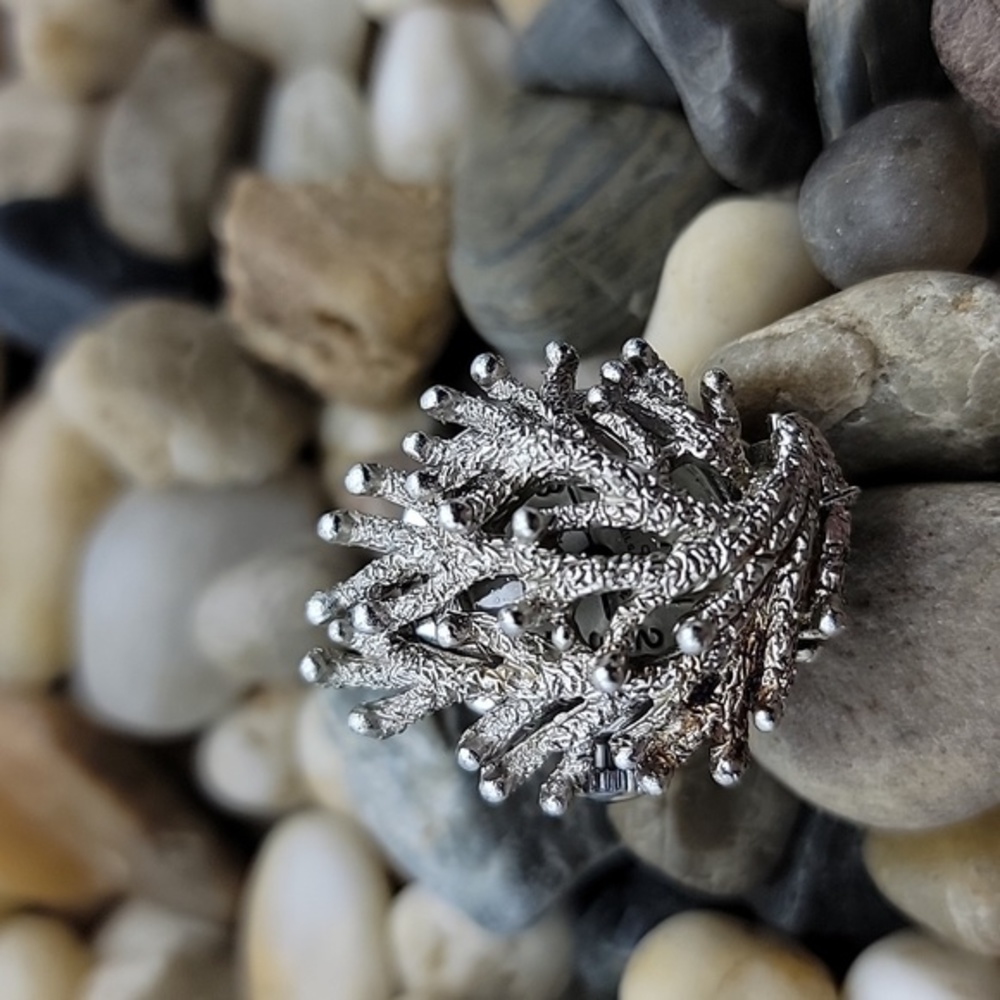 Designer Paul Garnier Coral watch ring